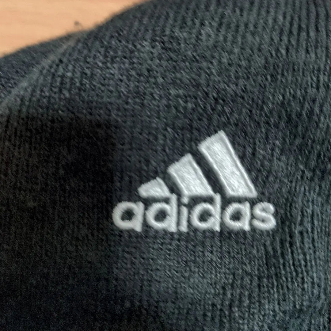 adidas black knit hat is one size fits all