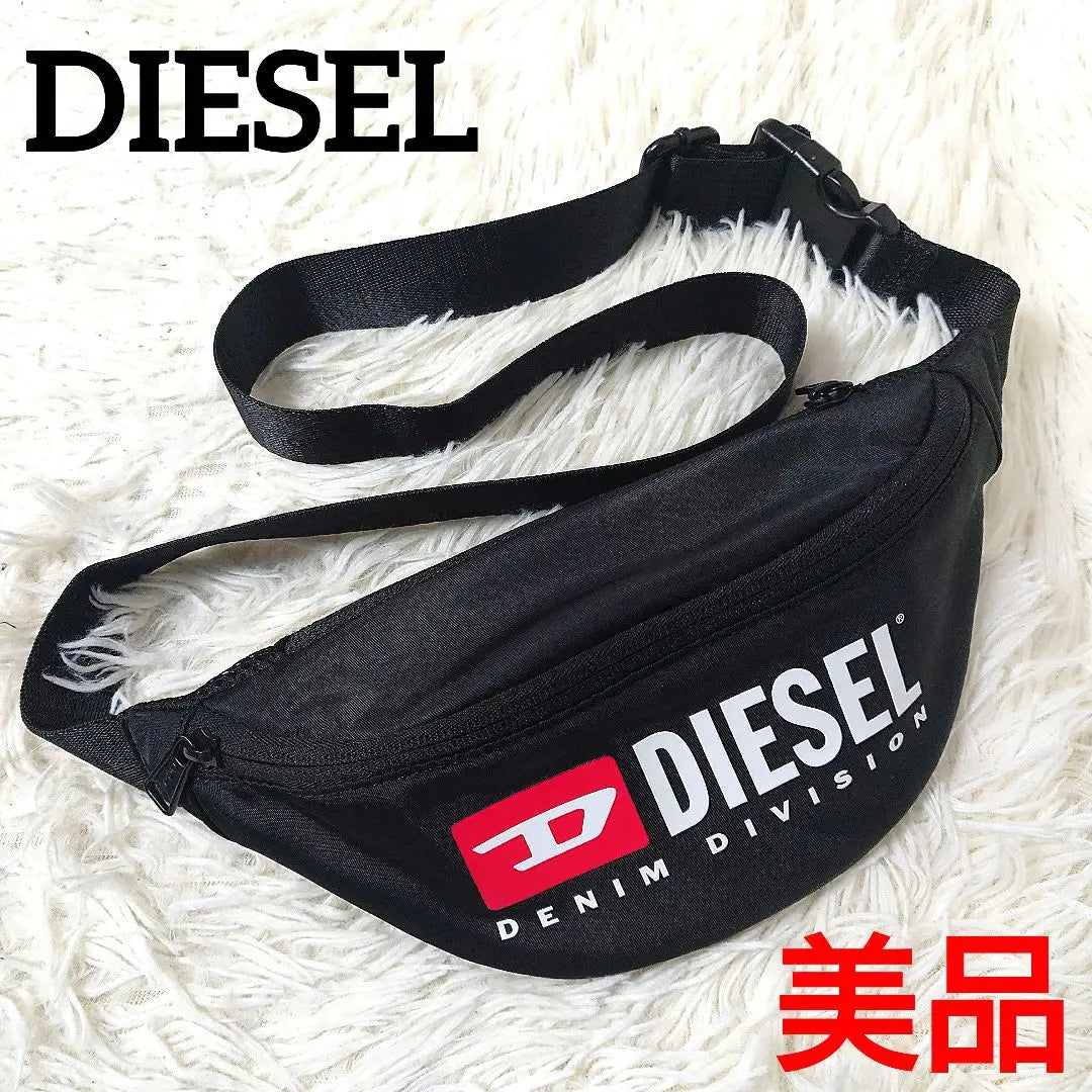 Buen estado ✨️ Bolso de cinturón DIESEL Bolso para cadáveres Casi sin usar Negro