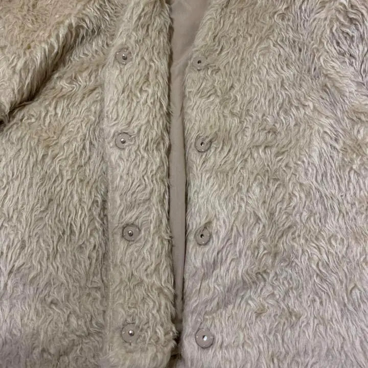 Good condition Items Urban Research Collarless Jacket Poodle Style 4-button