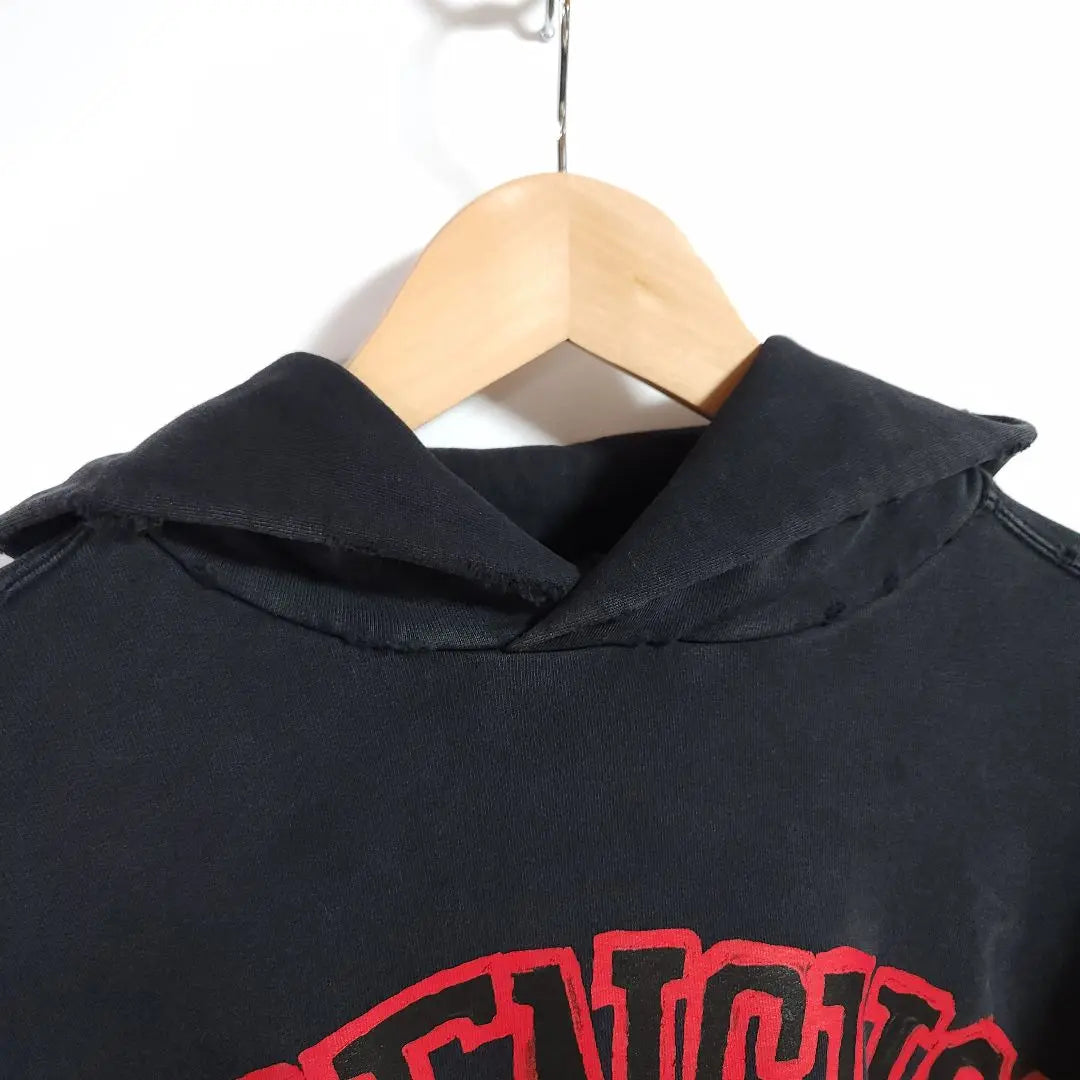 23SS BALENCIAGA DIY logo hoodie Balenciaga black