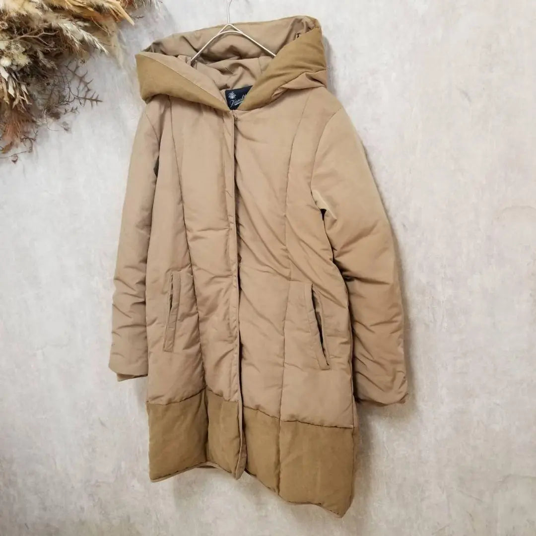 Urban Research Sunny Label [S] Down Coat Jacket Beige A2392