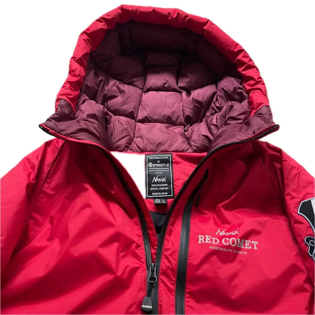 Nanga x Strict G "Mobile Suit Gundam" Aurora Down Jacket L Red