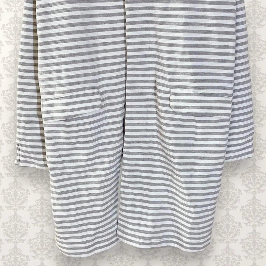 Lope Picnic [38] No -color long jacket border rhythm button