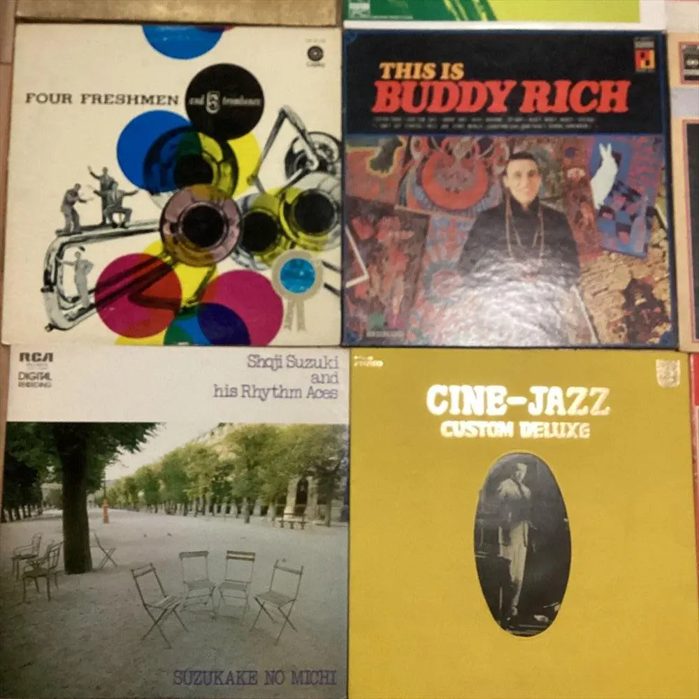 Jazz [9 piezas] RF0107-30 Llamada del rey loco del amigo del jazz moderno | ジャズ【9枚】RF0107-30 モダンジャズ バディリッチ ナットキングコール