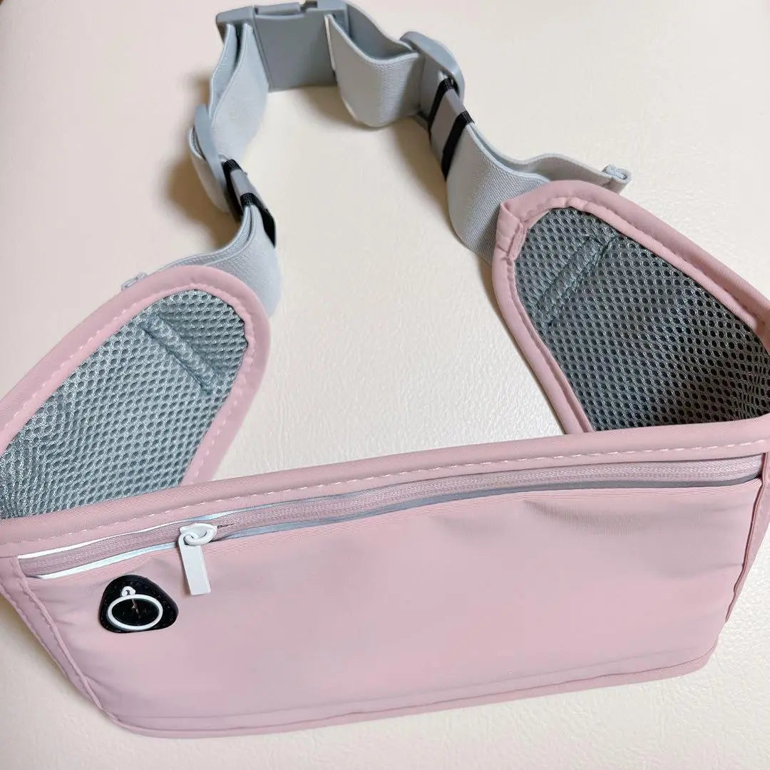 Running Pouch Waist Bag Lightweight Waterproof Pink