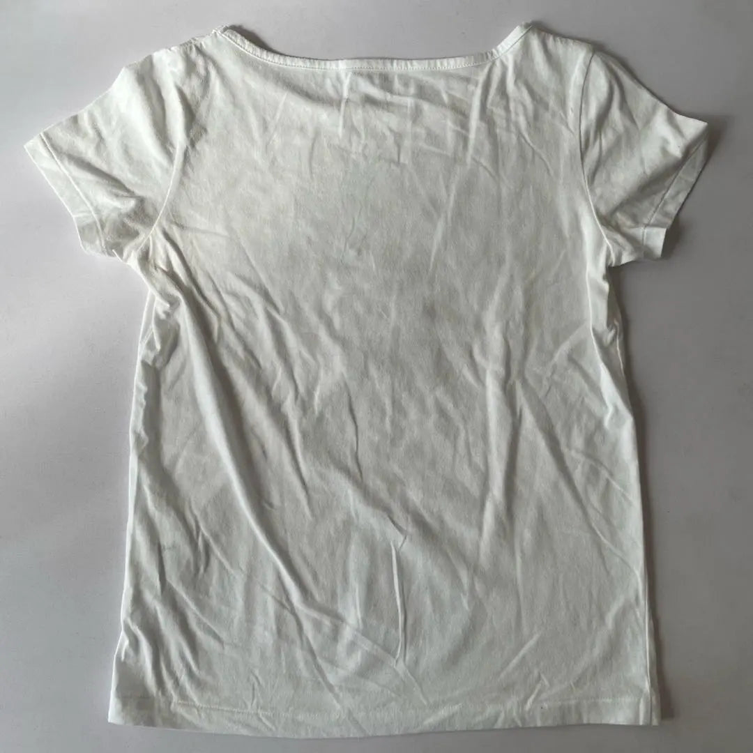 Adom et Roni English print white T -shirt