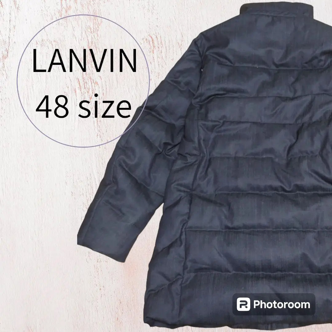 ❀Lanvin on Blue❀ 48(XL)(LL) 90% down long rib neck