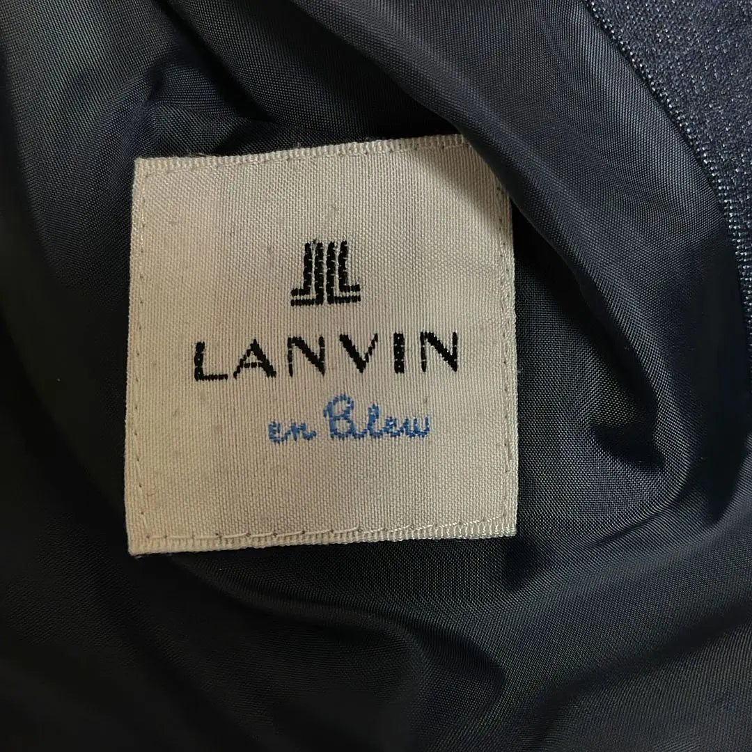 ❀Lanvin on Blue❀ 48(XL)(LL) 90% down long rib neck