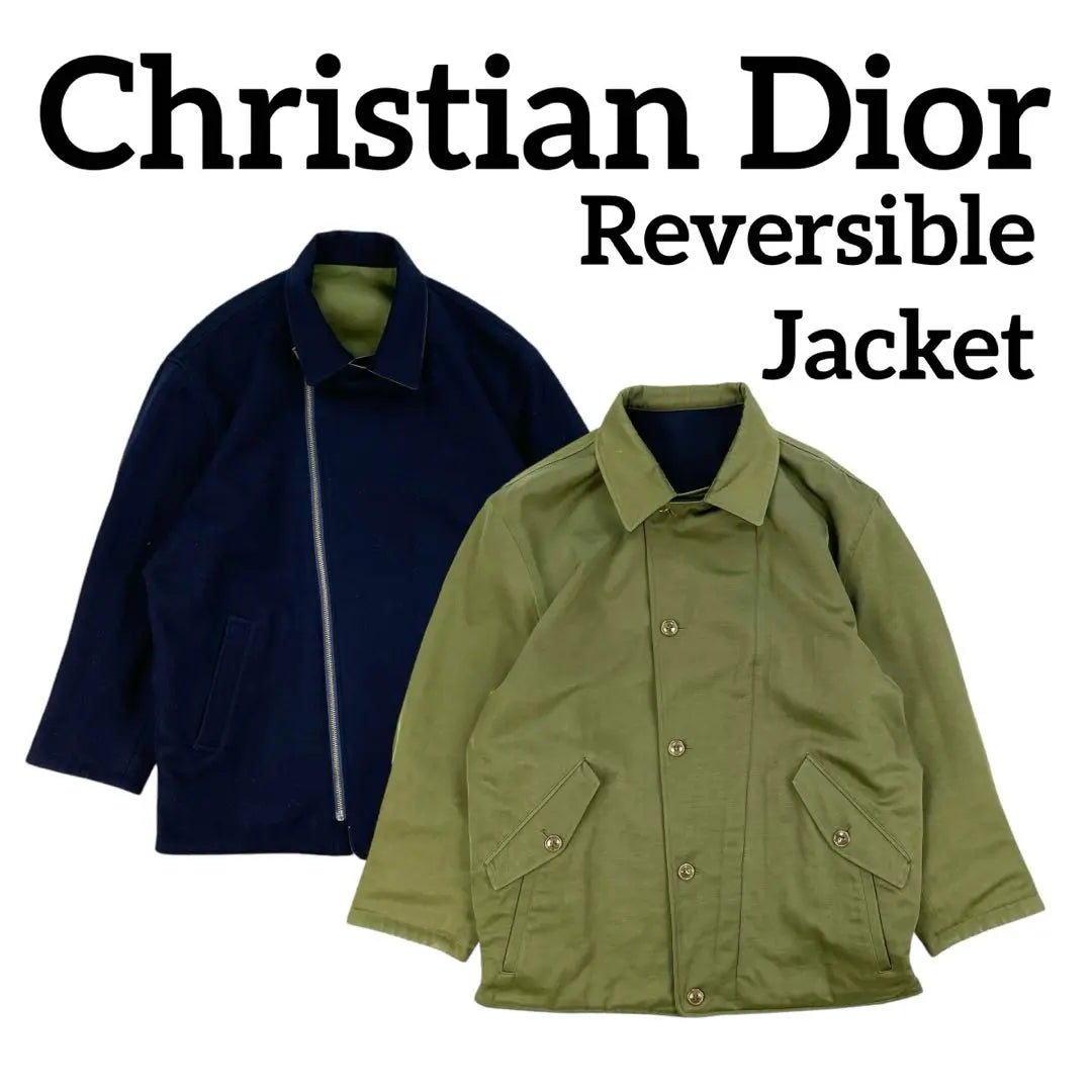 [Joya de clase fantasma] Chaqueta blusón reversible de Christian Dior | 【幻級の逸品】 Christian Dior リバーシブル ブルゾン ジャケット