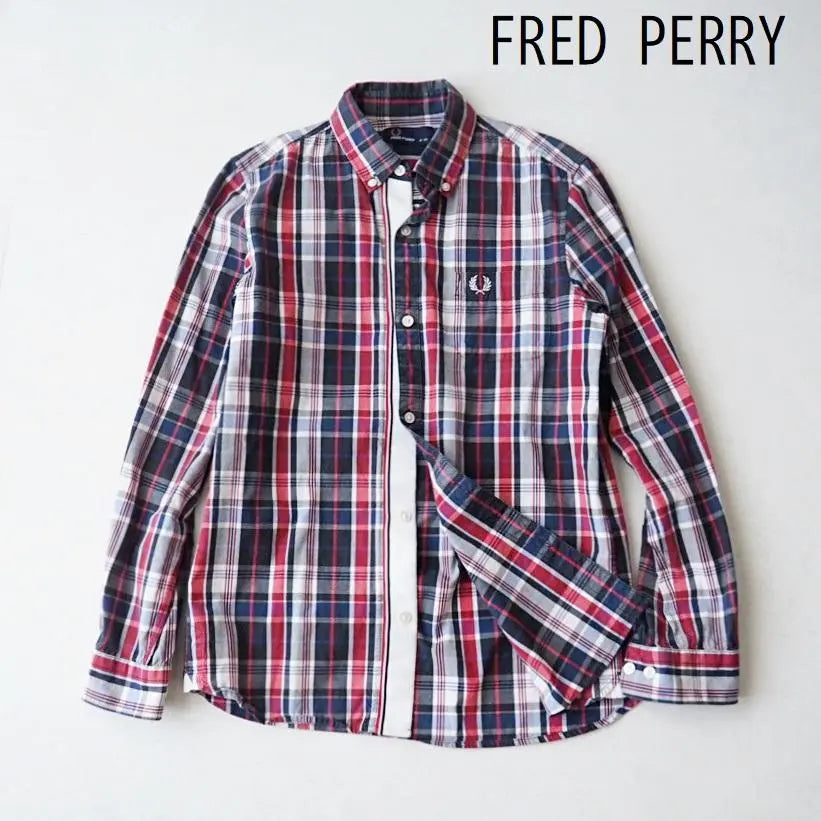 FRED PERRY Checkered BD Shirt XS