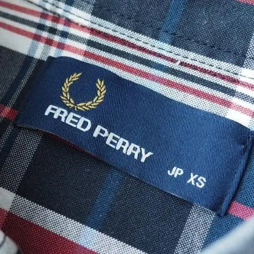 FRED PERRY Checkered BD Shirt XS