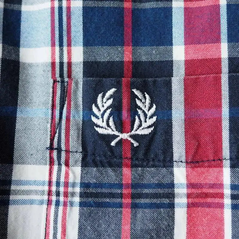 FRED PERRY Checkered BD Shirt XS