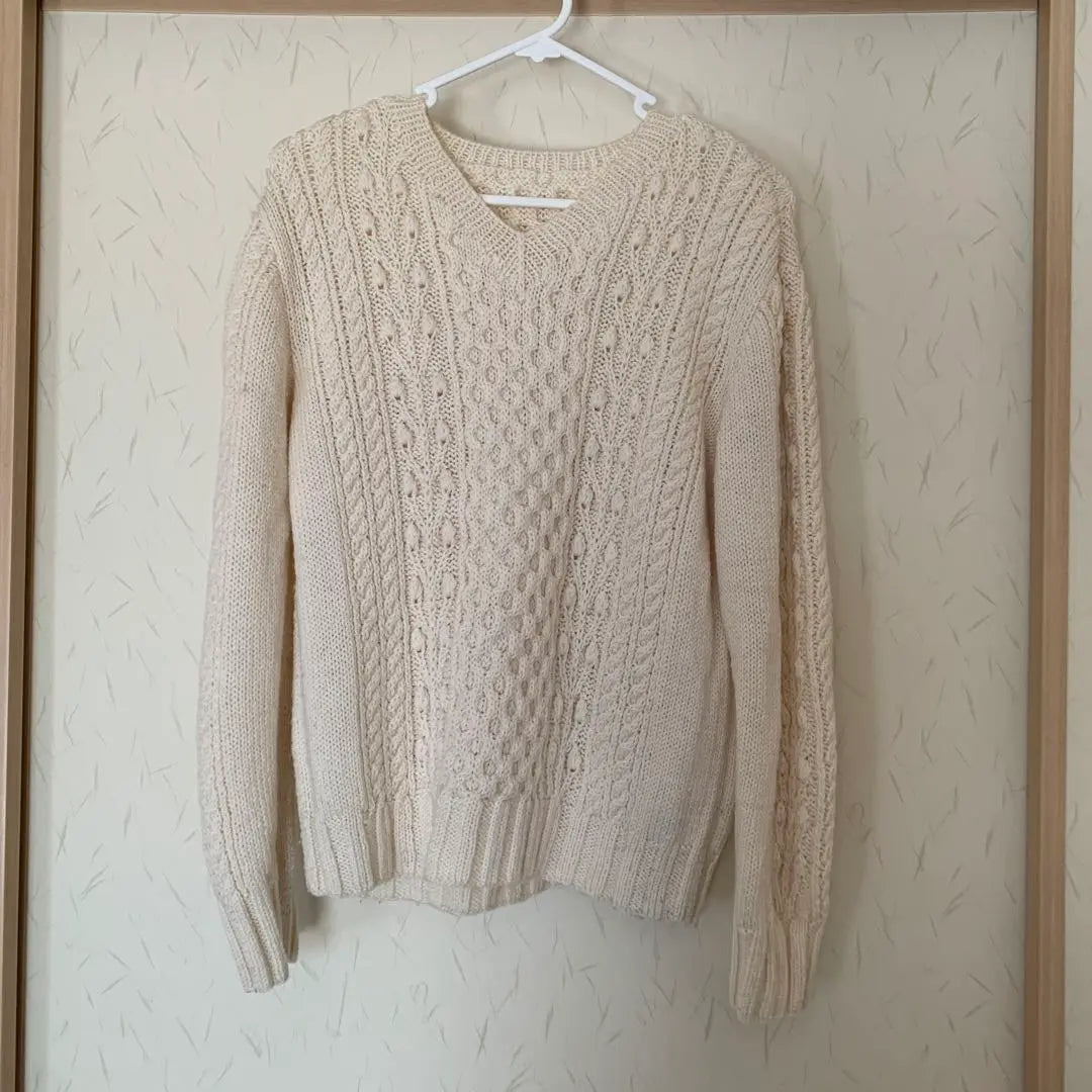 Handmade hand knit sweater