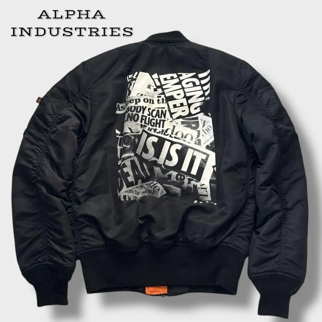 [Good Condition] Alpha Museum New Collaboration MA1 Reversible Jacket M