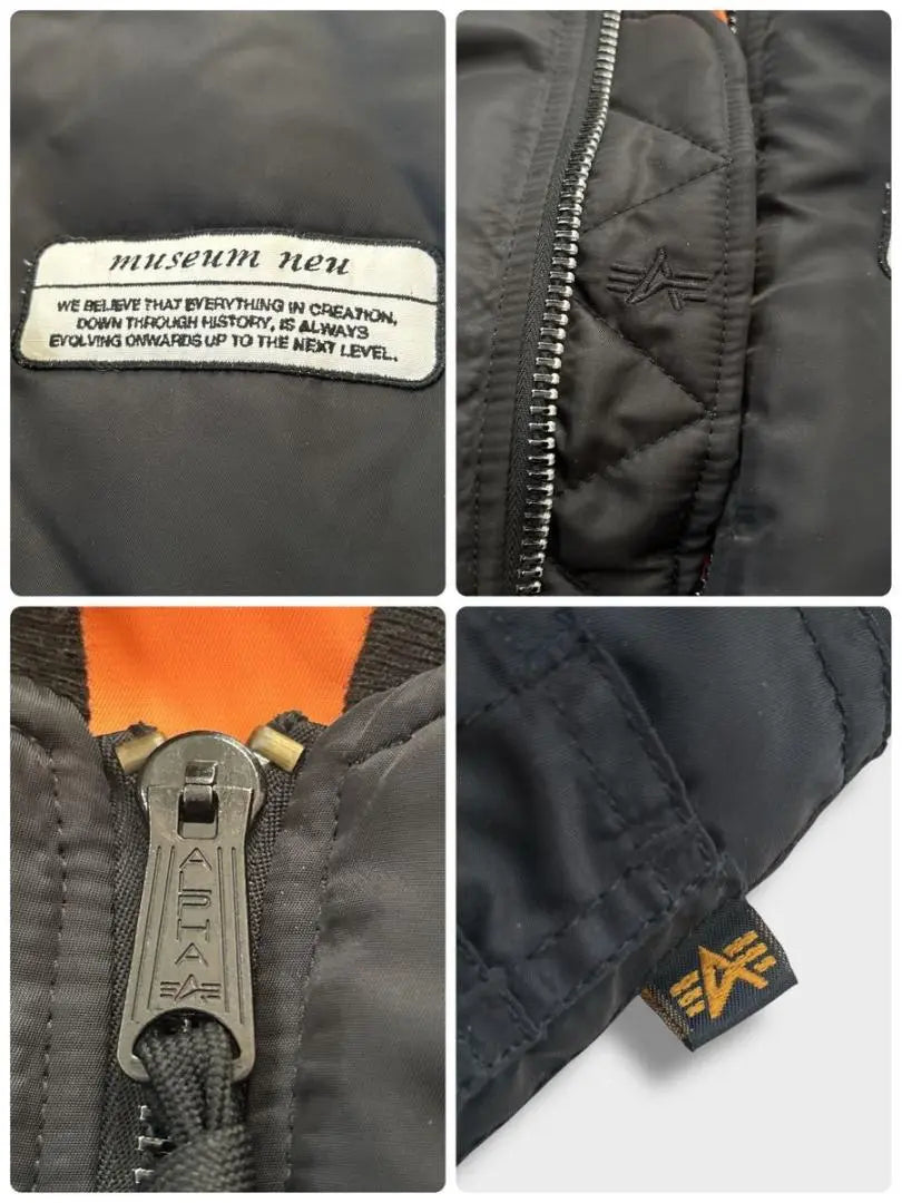 [Good Condition] Alpha Museum New Collaboration MA1 Reversible Jacket M