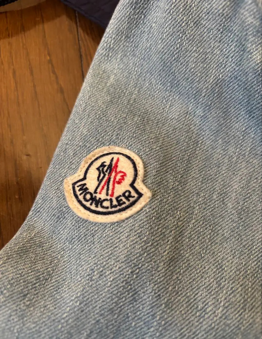 MONCLER denim jacket denim parka