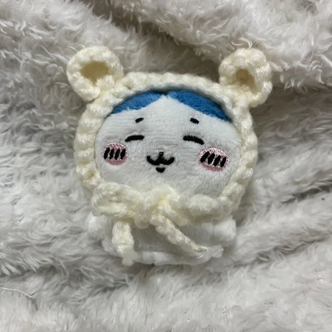 Little cute sitting stuffed animal hooded ear hat