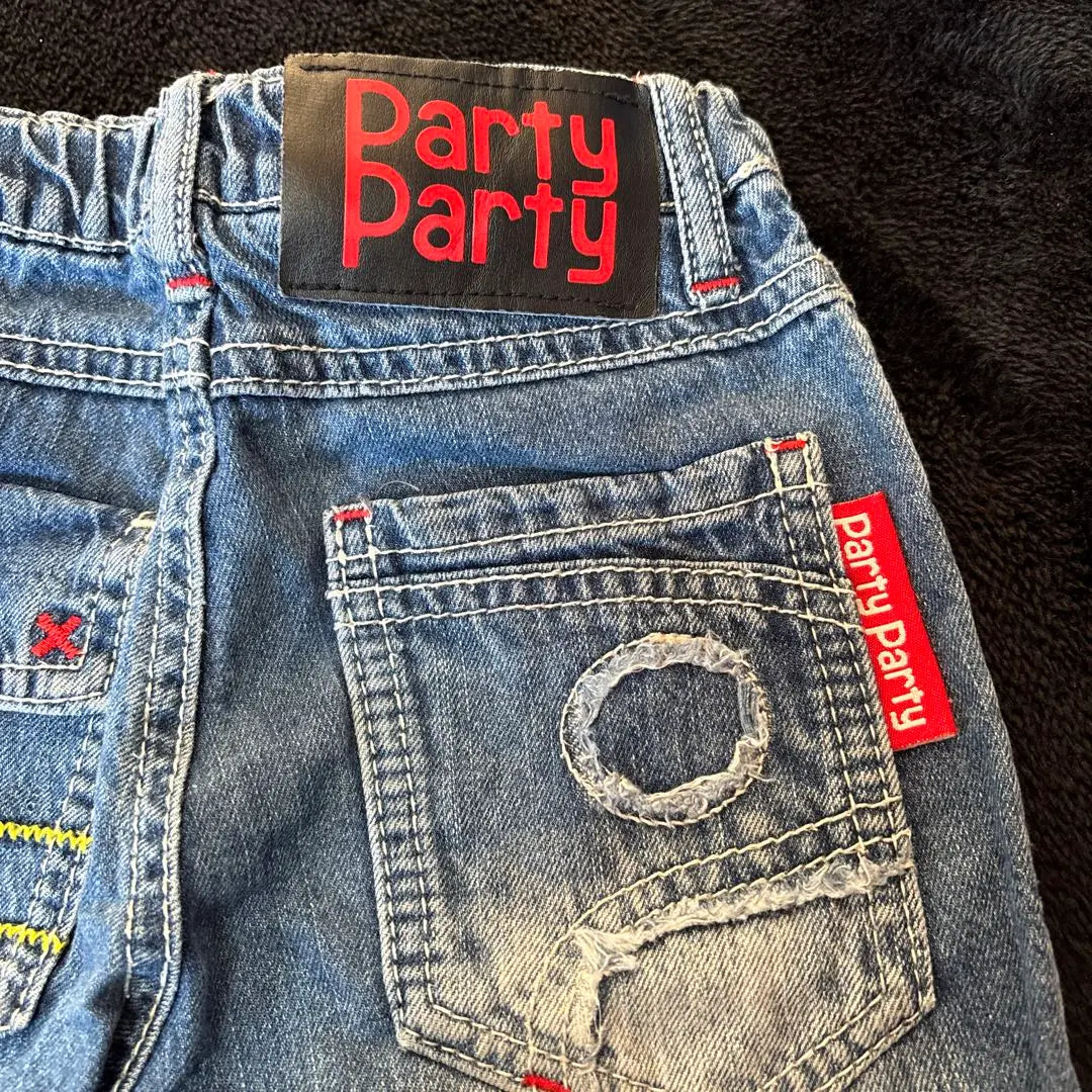 Party Party Colorful denim pants 95cm