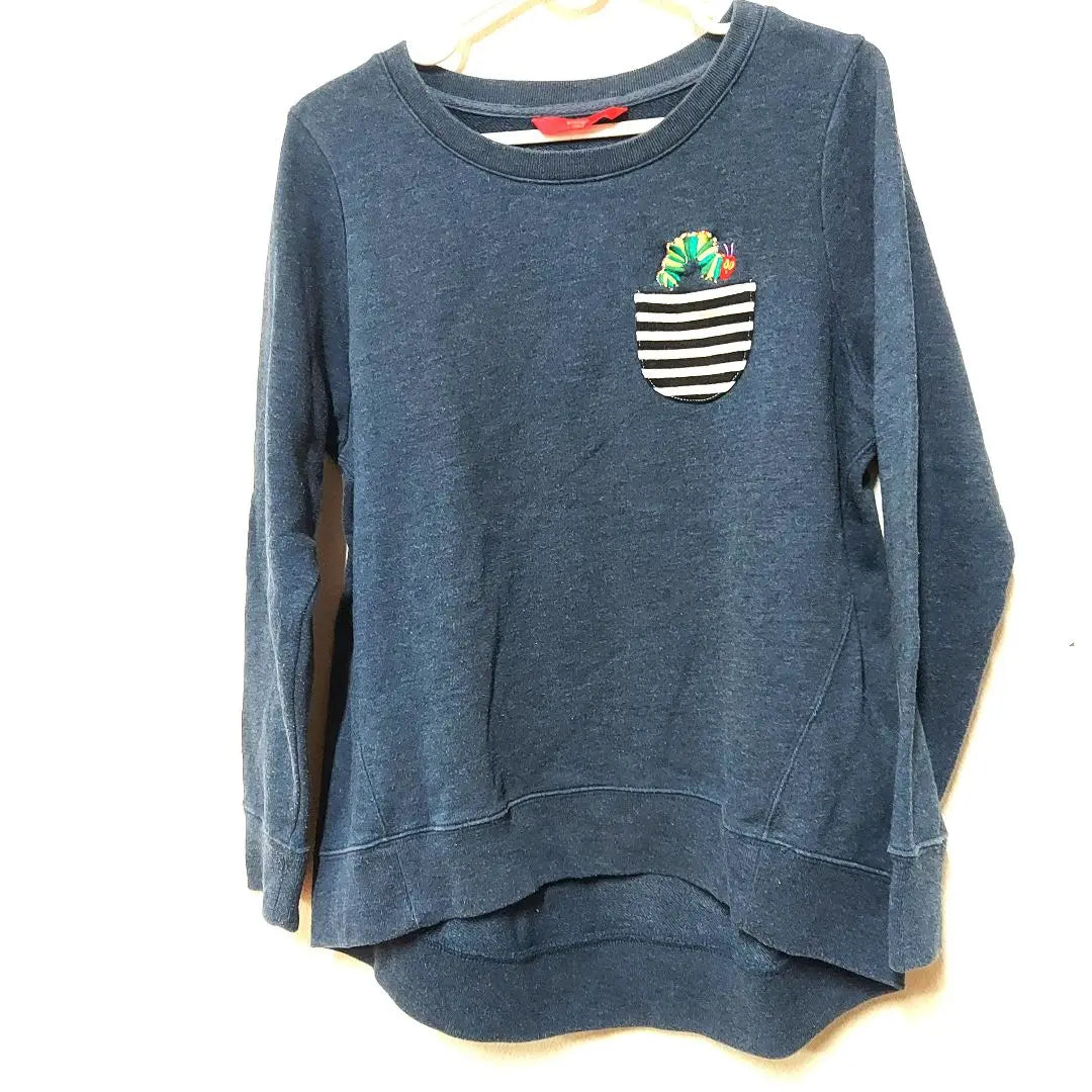 graniph navy sweatshirt sweatshirt hungry caterpillar cute F