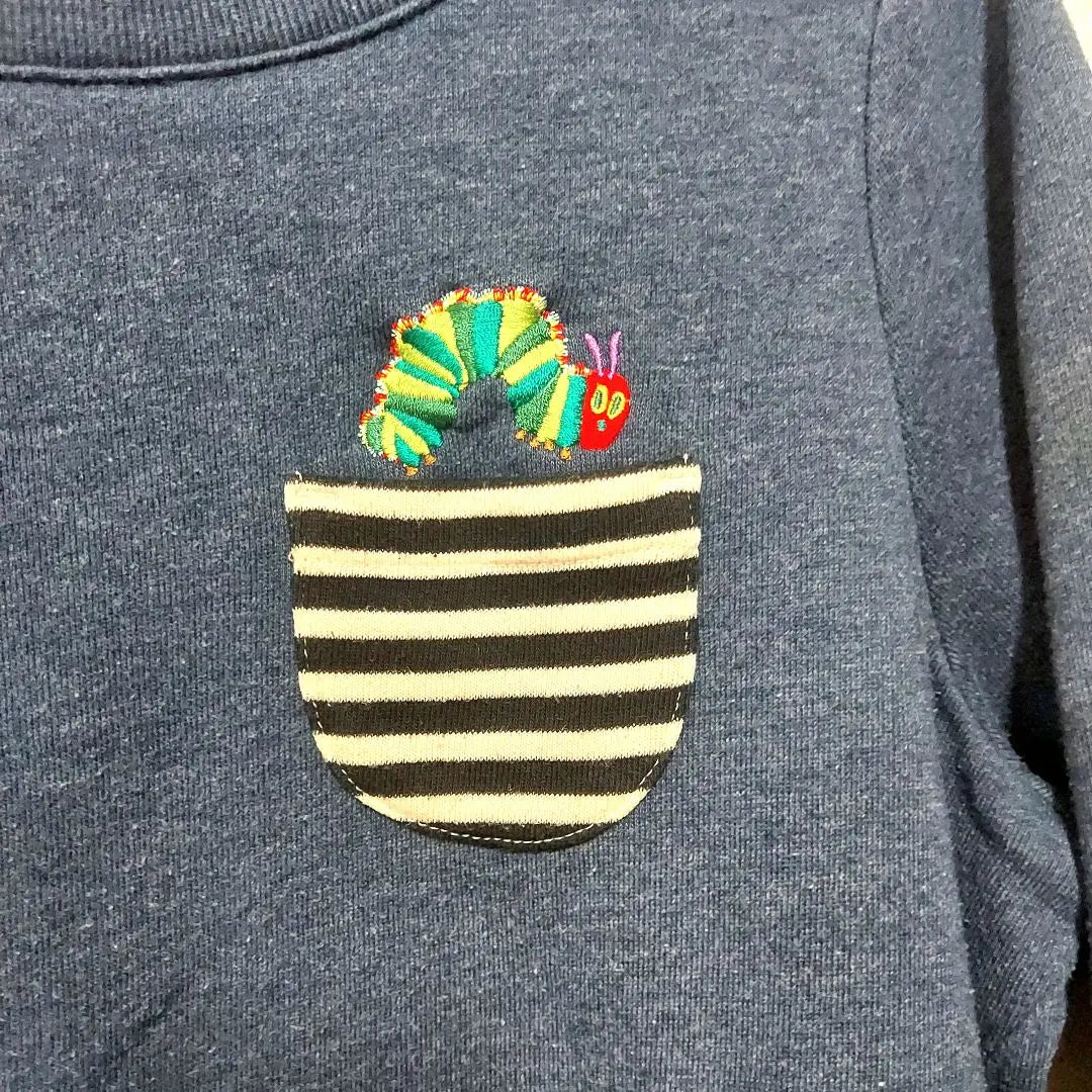 graniph navy sweatshirt sweatshirt hungry caterpillar cute F