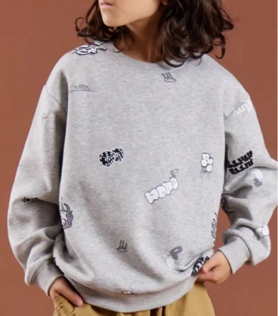 Sudadera con estampado integral Manon de Pair Gris 150