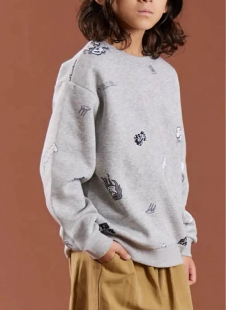 Sudadera con estampado integral Manon de Pair Gris 150