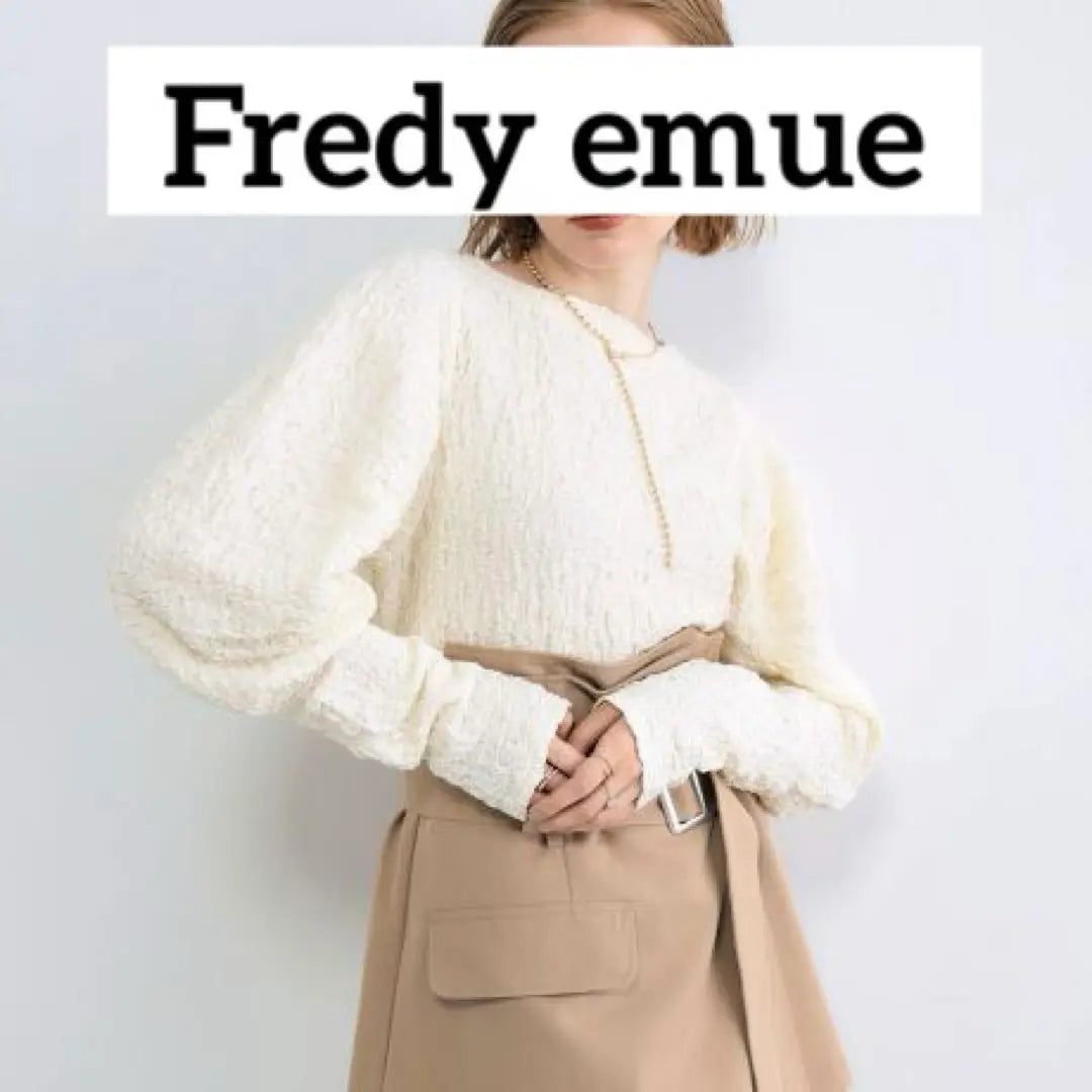 Fredy emue Pokopoko Sleeve Volume Pullover Cut and Sew Size 38