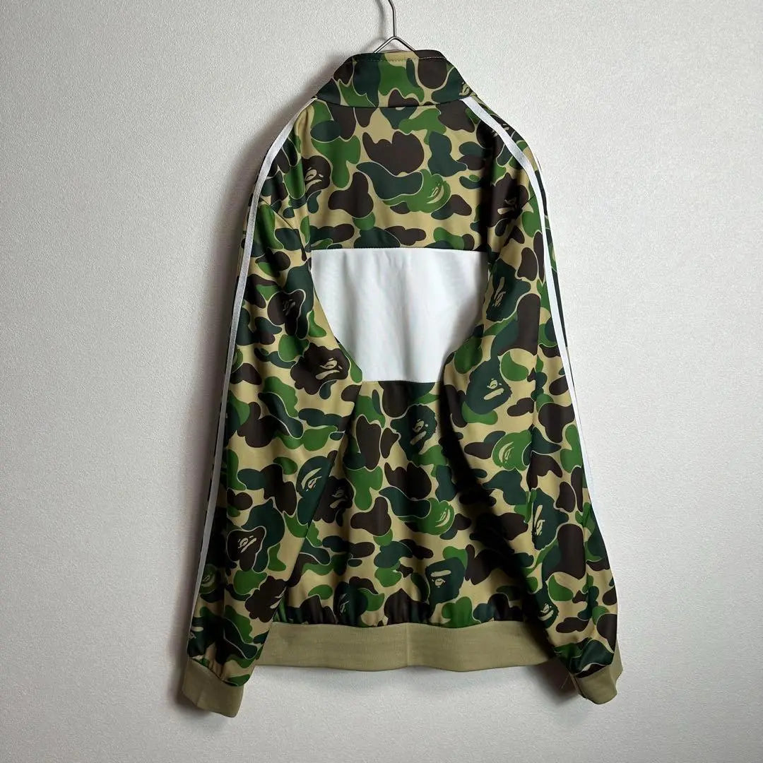 adidas × A BATHING APE collaboration jersey firebird camouflage L