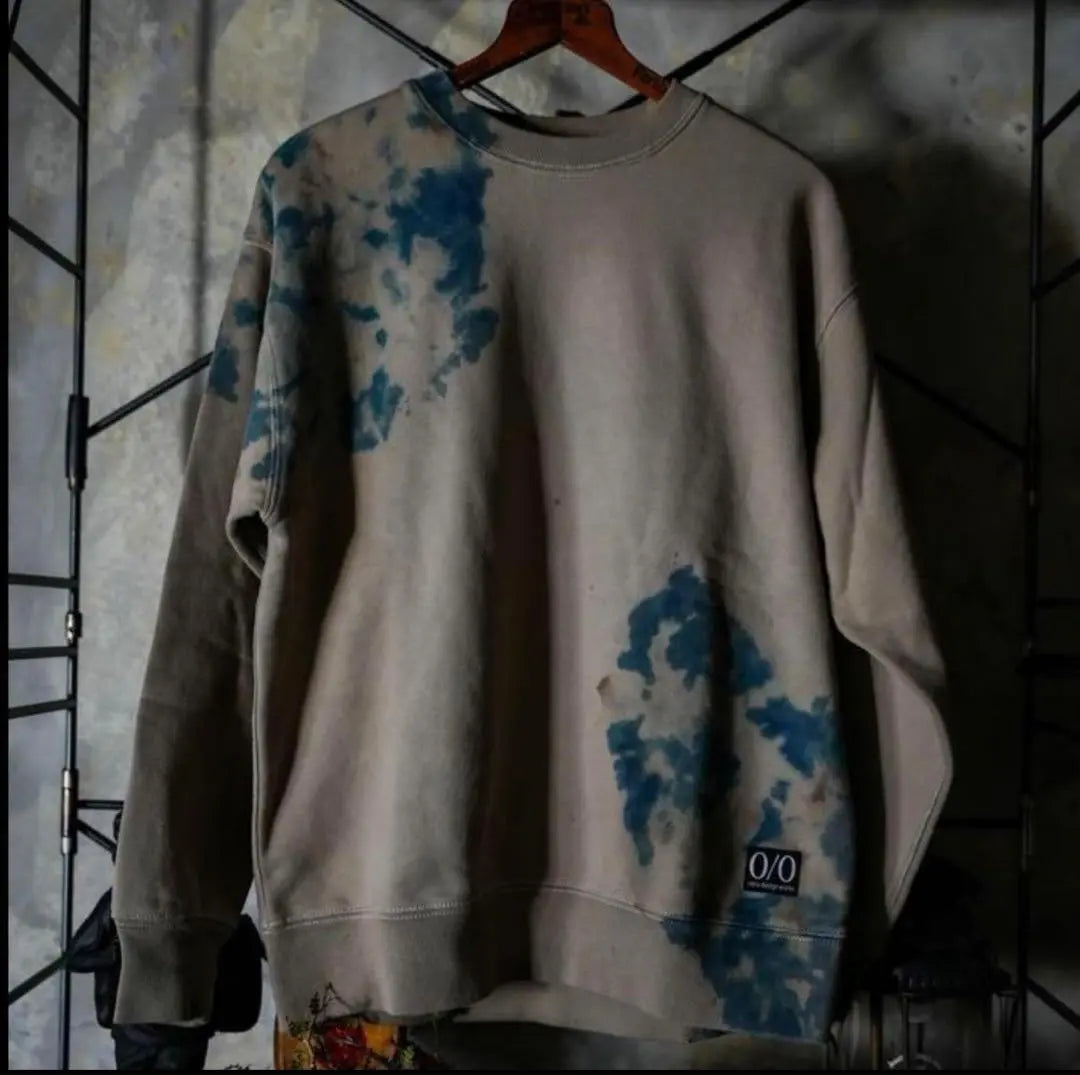 M size nerodesignworks × haku collaboration hand-dyed sweatshirt