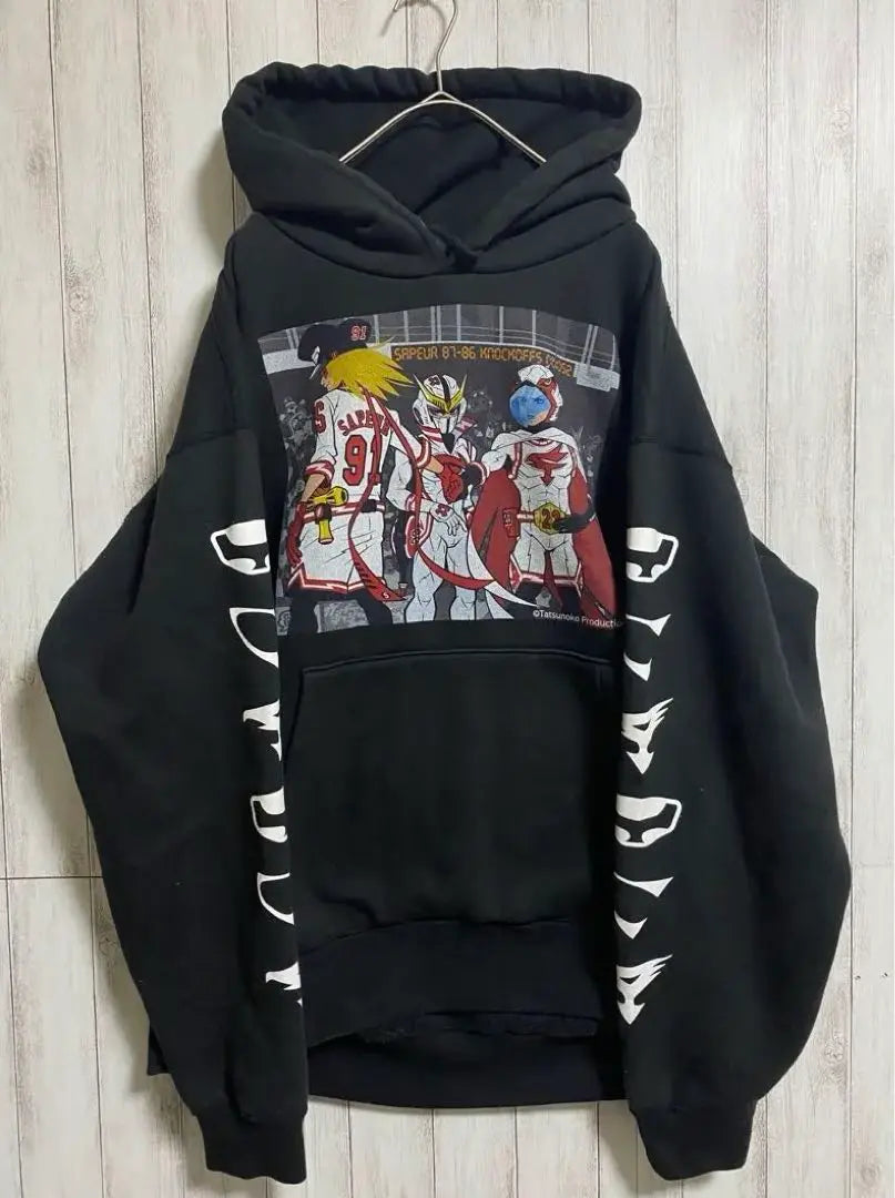 Sudadera con capucha SAPEur Tatsunoko Pro Gatchaman Ropa vintage XL