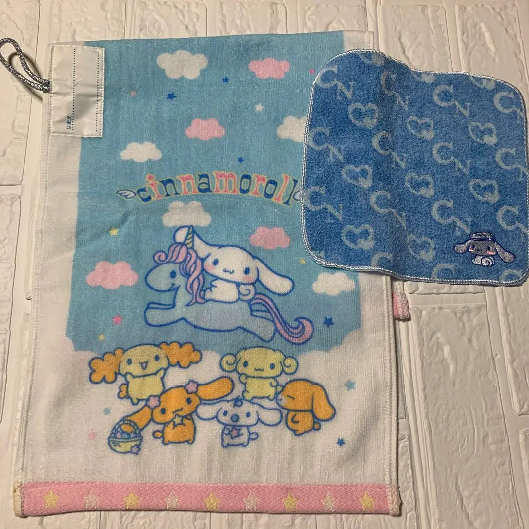 Unused★Cinnamoroll★Towel with name tag★Handkerchief