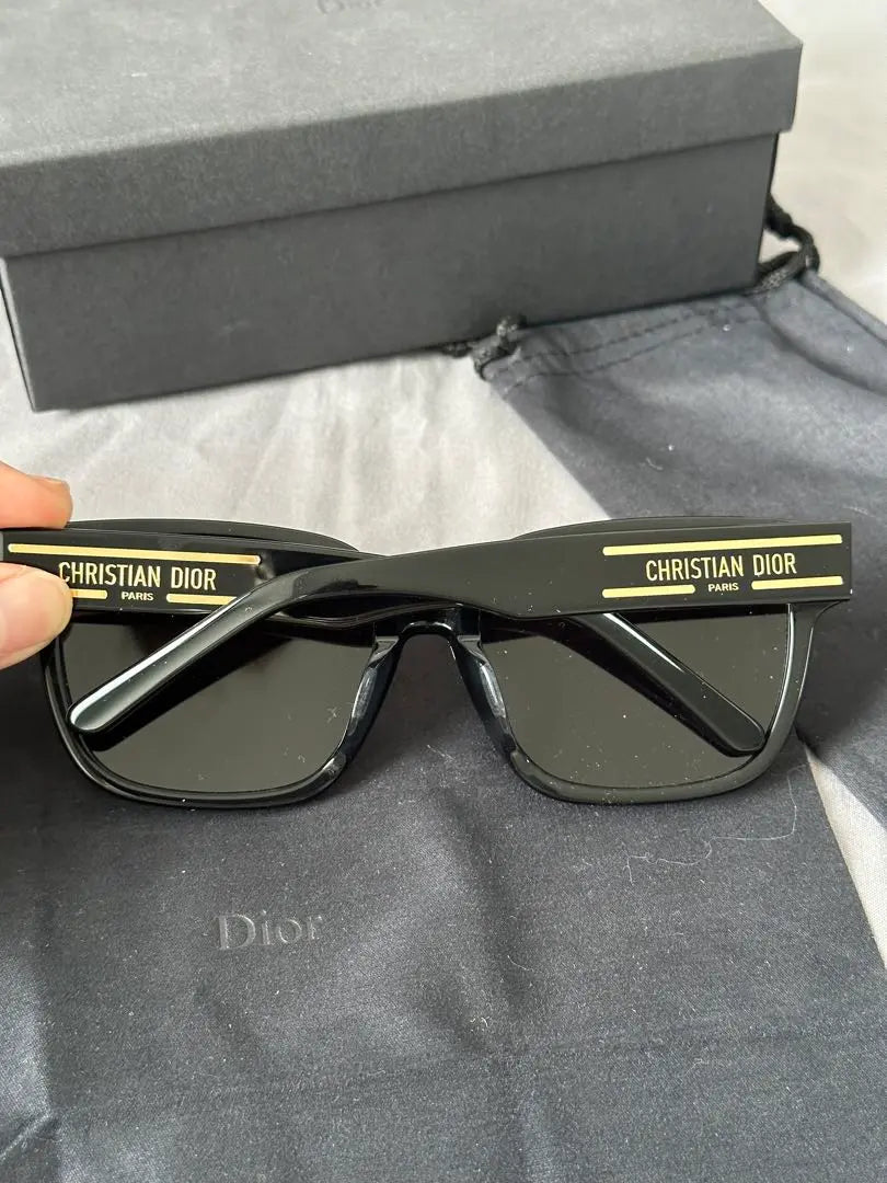 ¡Súper raro! Gafas de sol negras Dior de alta calidad ◆