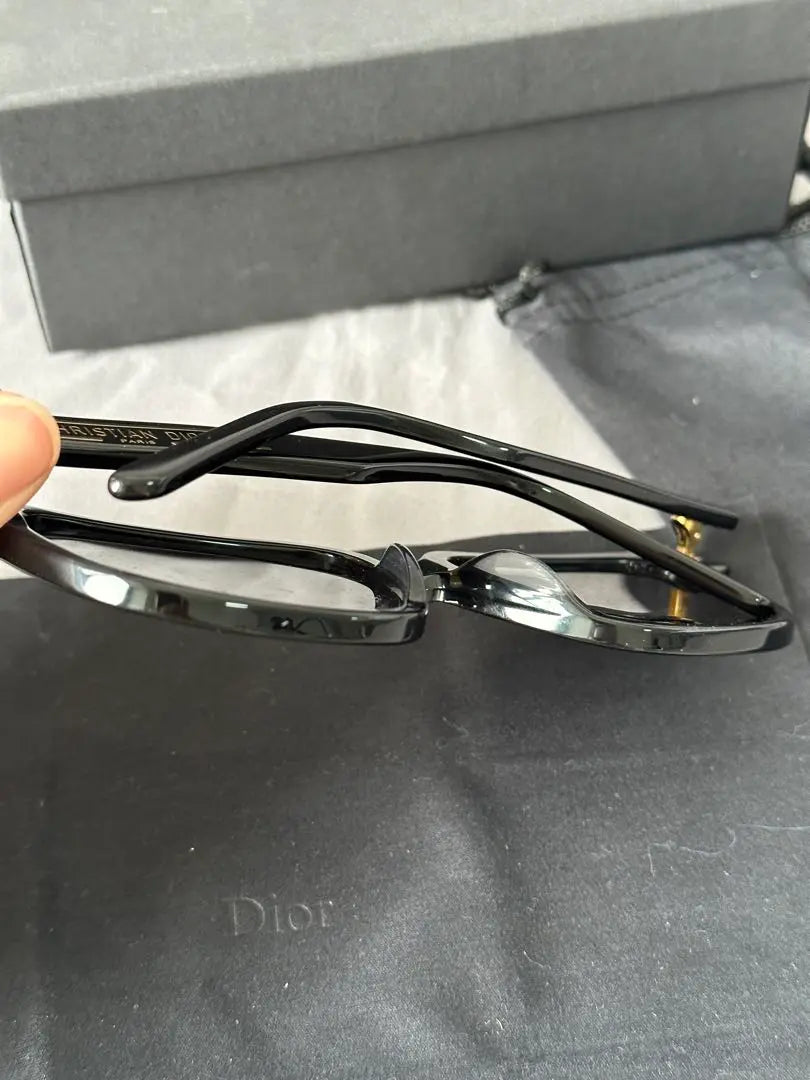 Super rare! Dior Black Sunglasses High-quality ◆