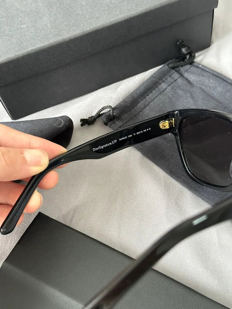 ¡Súper raro! Gafas de sol negras Dior de alta calidad ◆