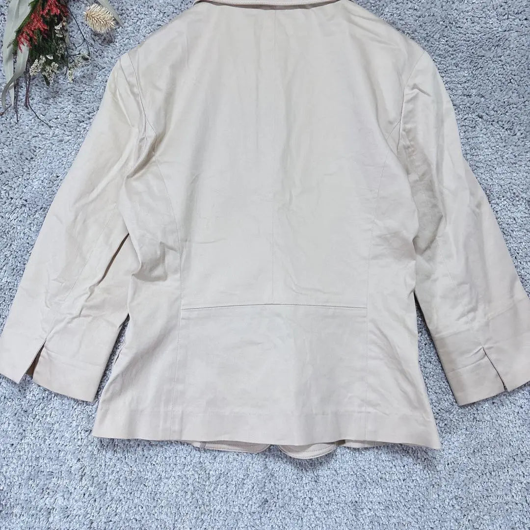 1901/a.v.v/3/4 sleeve tailored jacket [M] Short length/cotton