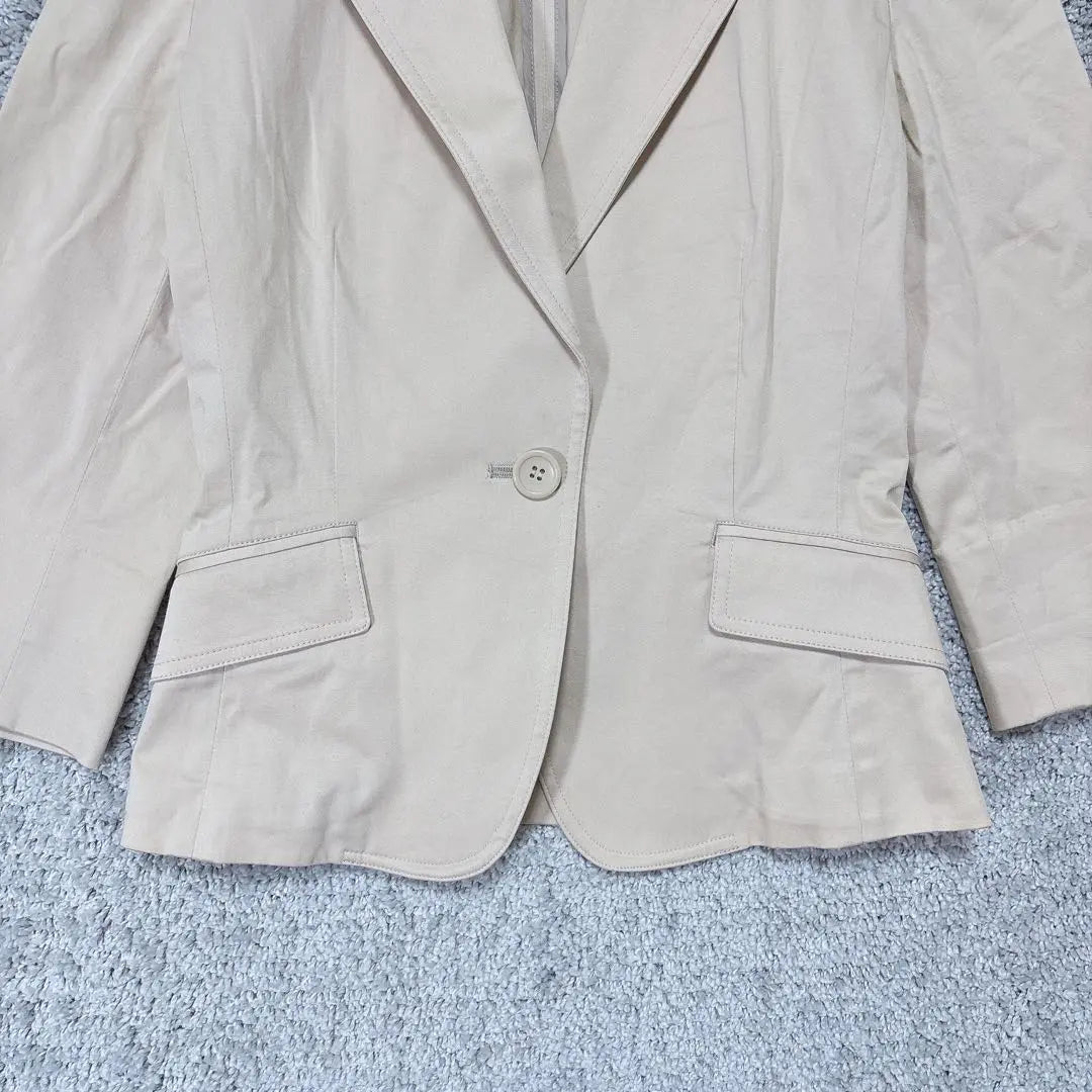 1901/a.v.v/3/4 sleeve tailored jacket [M] Short length/cotton