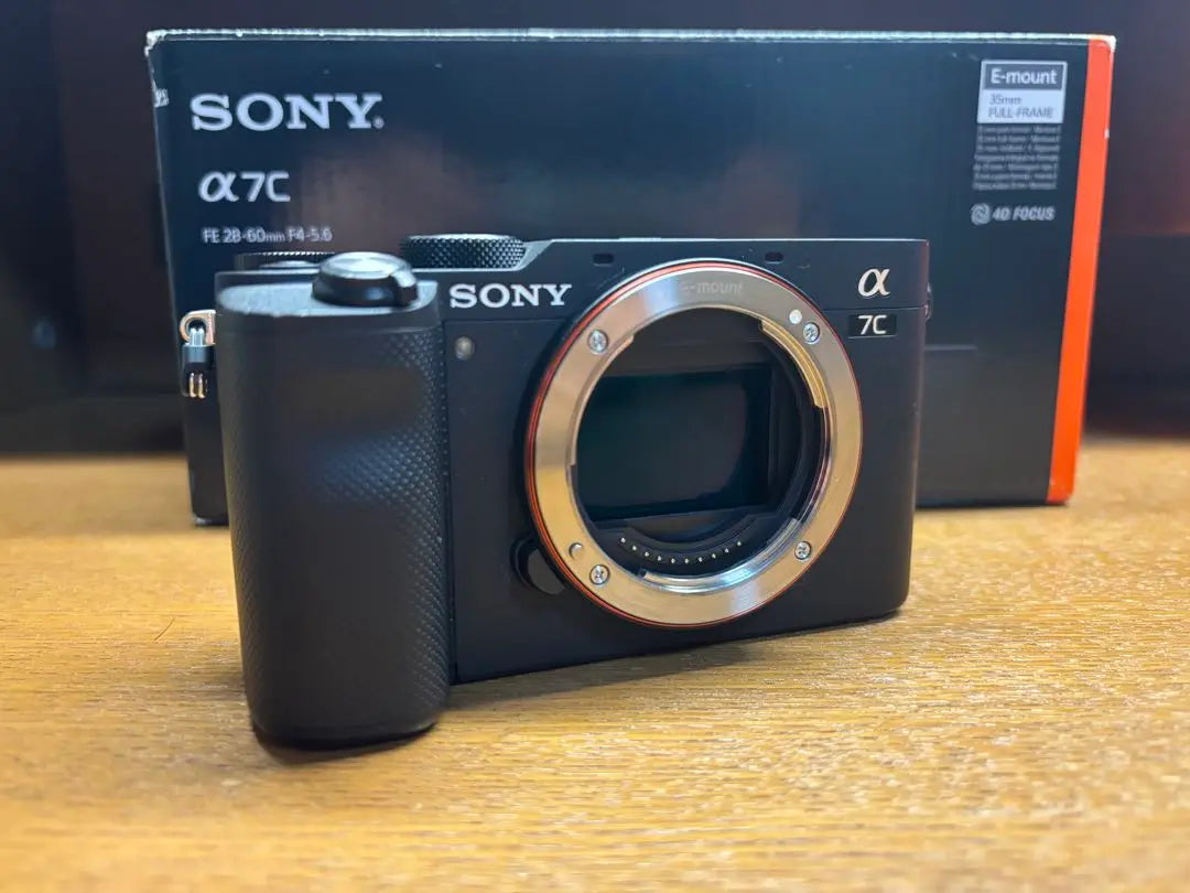 [Dos baterías originales] Cuerpo de la cámara SONY α7C y SONY SEL50F18F