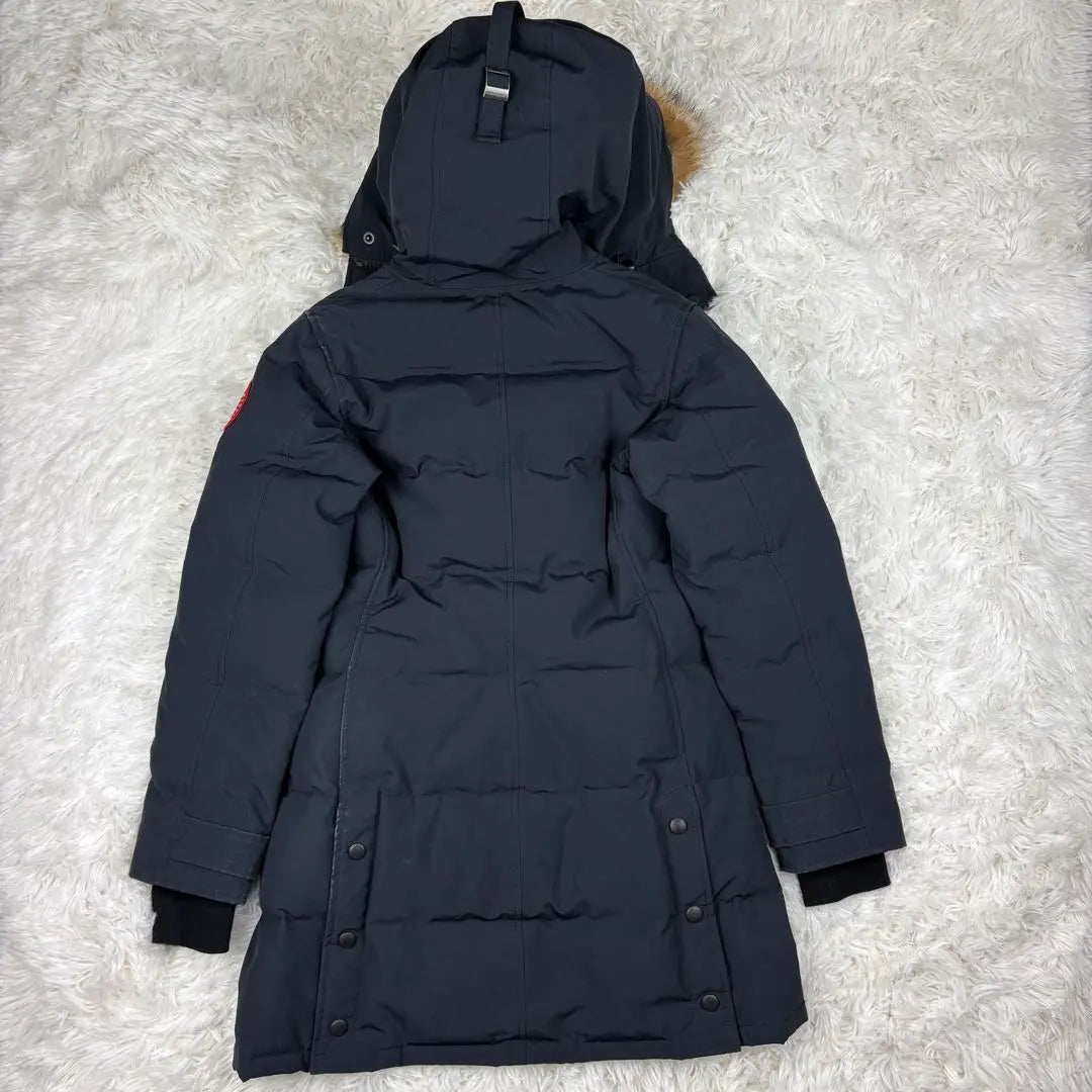 [Buen estado] Parka Canada Goose Shelburn con bolsa de almacenamiento, color negro, XS 3802LA