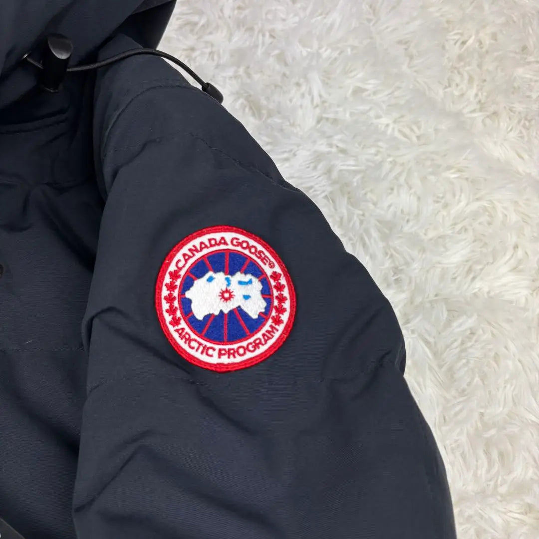 [Buen estado] Parka Canada Goose Shelburn con bolsa de almacenamiento, color negro, XS 3802LA