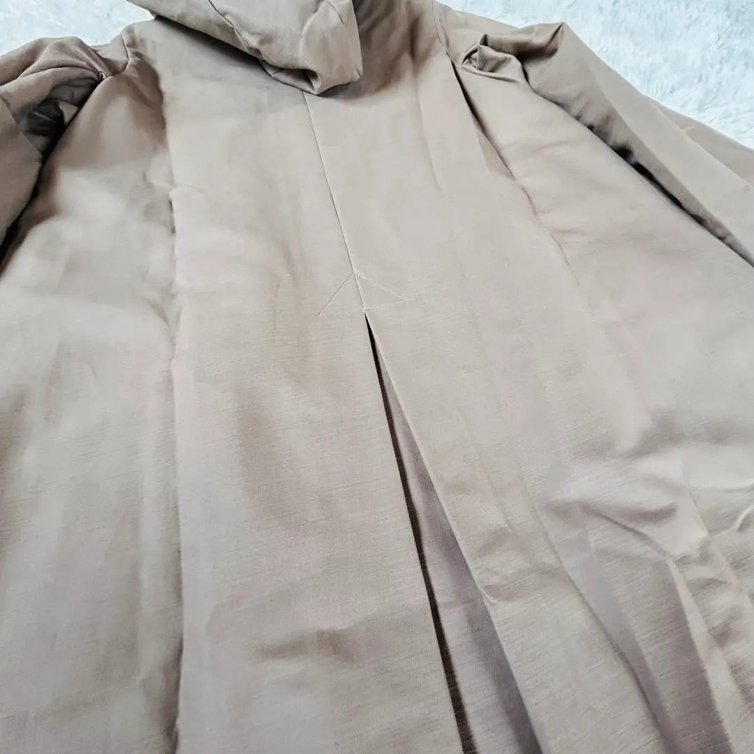 Good condition★45rpm Hiyoku Mod Tent Coat Hood 100% Cotton Beige 2M