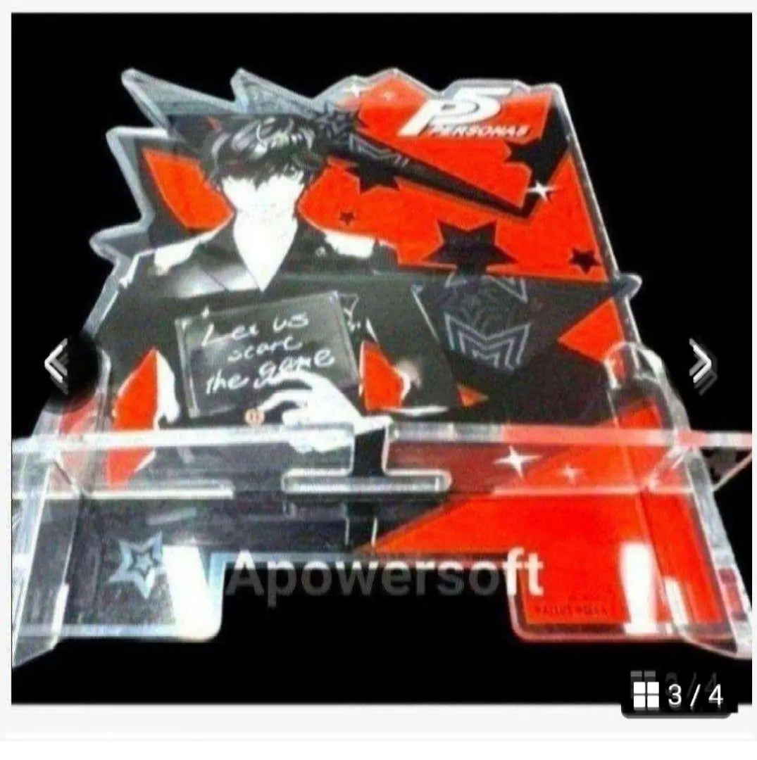 [Rare, New, Limited Edition] Persona 5 Joker Amemiya Ren Acrylic Smartphone Stand