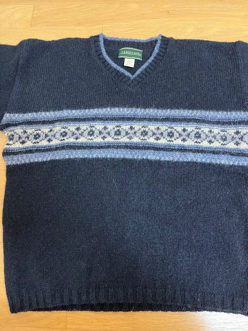 Made in USA Knit V-neck