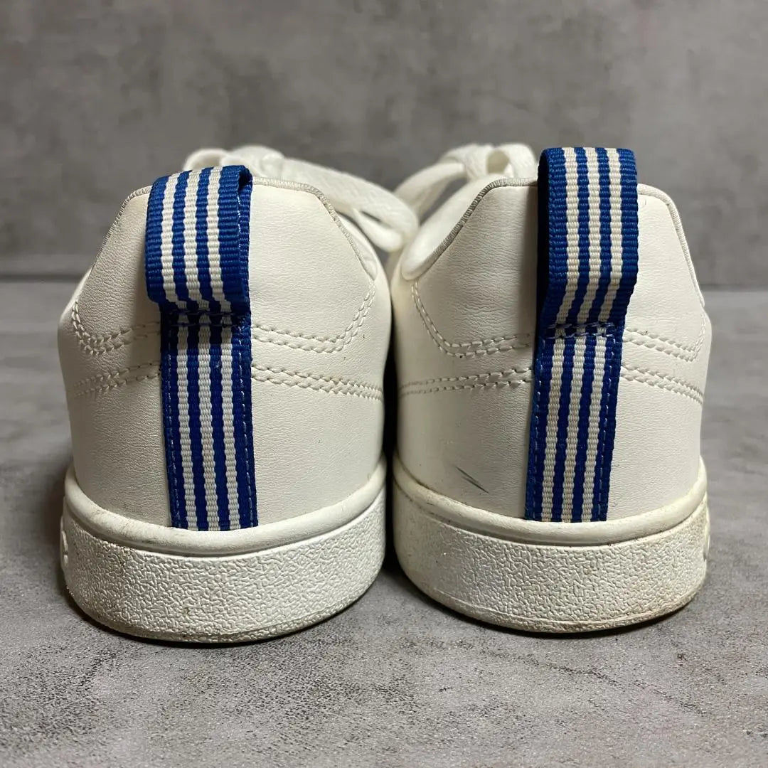 [Adidas] (26) Sneakers, Lace-up, White, Synthetic Leather