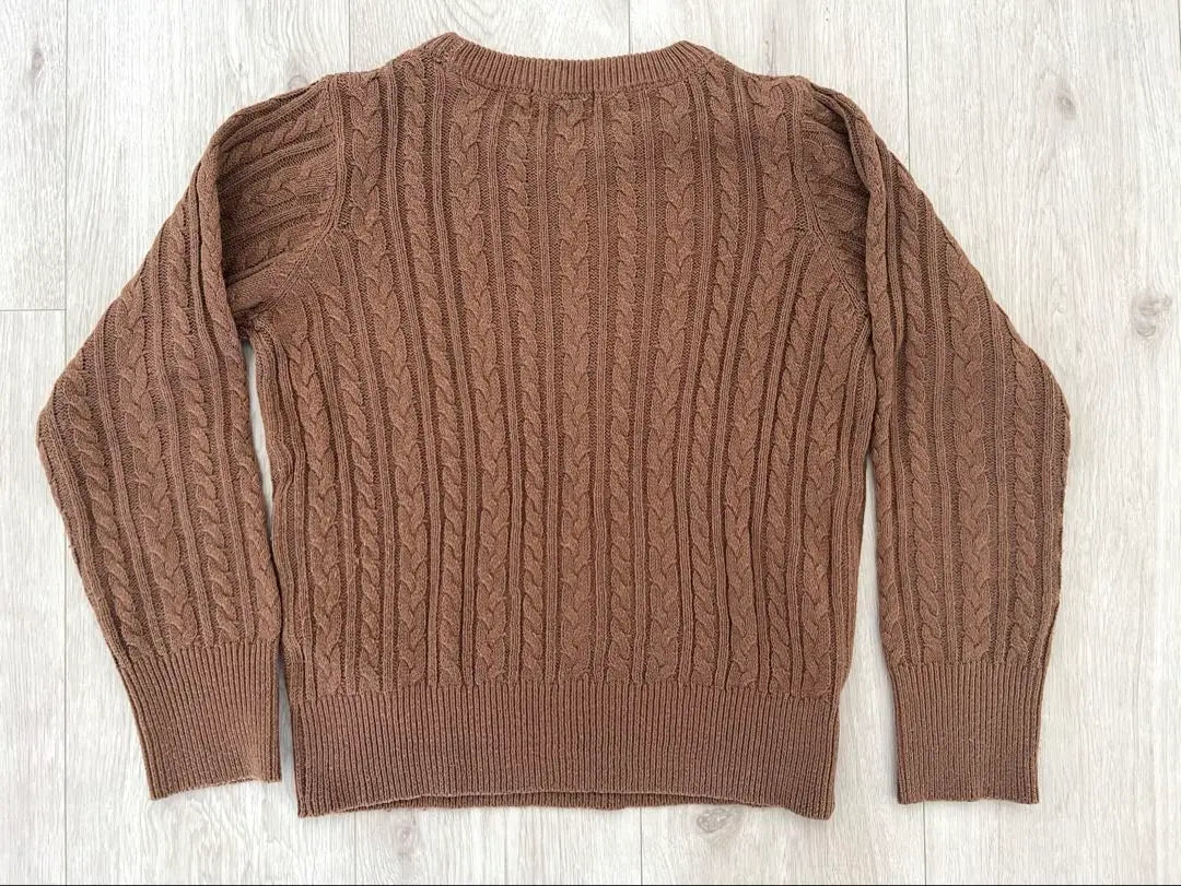 earth music&ecology cable knit sweater S