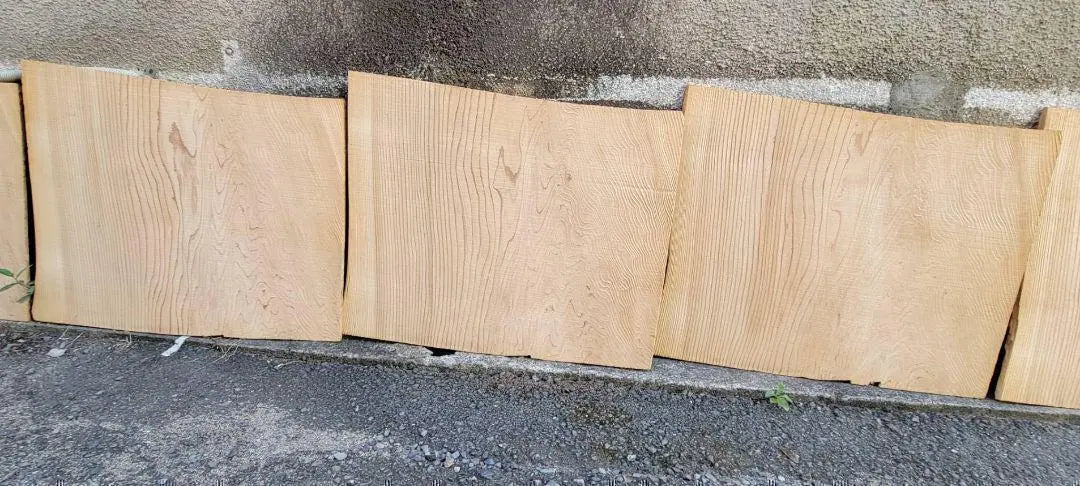 Placa de una sola pieza de cedro Akita natural de madera maciza Nubscapable DIY Juego de 15 piezas