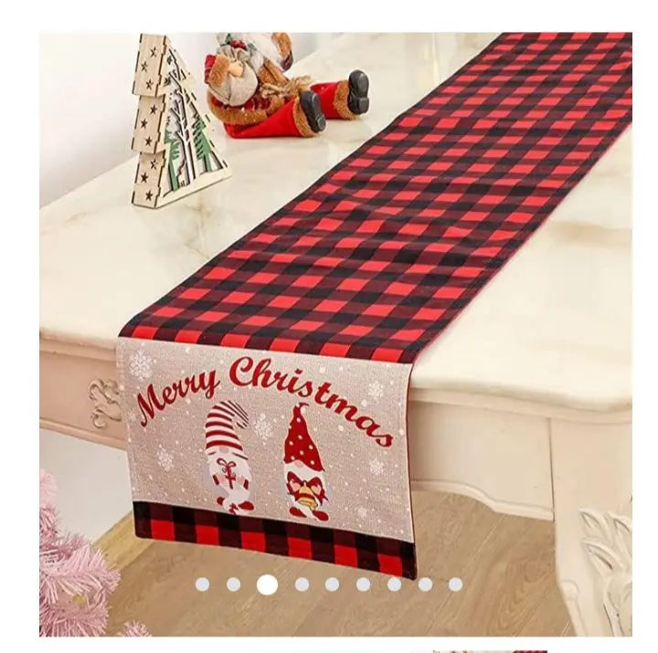 ✨Christmas Table Runner Christmas Table Decoration Santa Claus