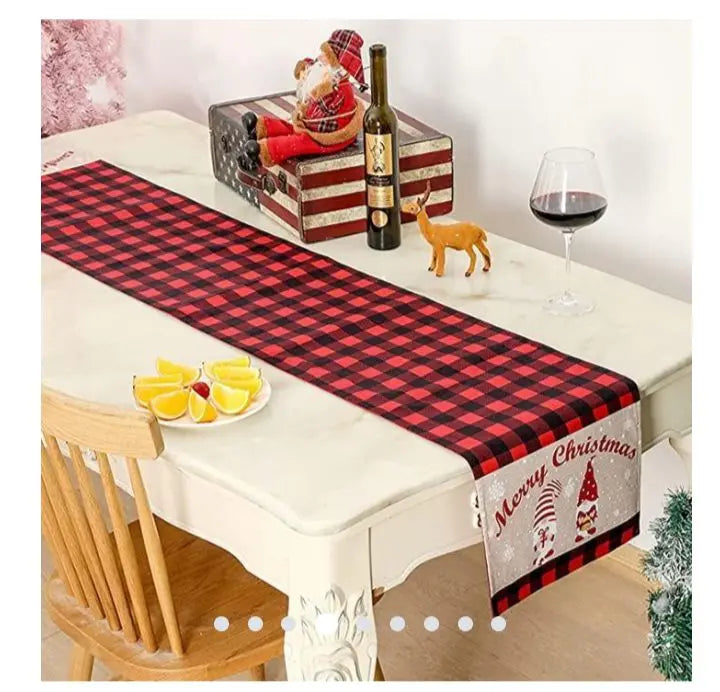 ✨Christmas Table Runner Christmas Table Decoration Santa Claus