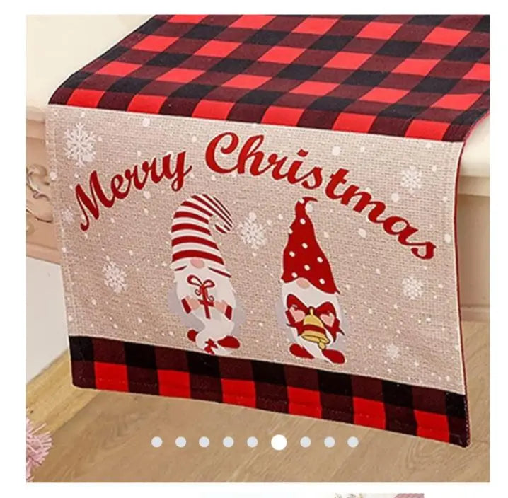 ✨Christmas Table Runner Christmas Table Decoration Santa Claus