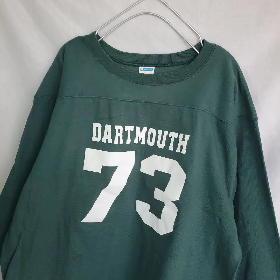 Champion Football Shirt DARTMOUTH 73 Three-quarter Sleeve Green