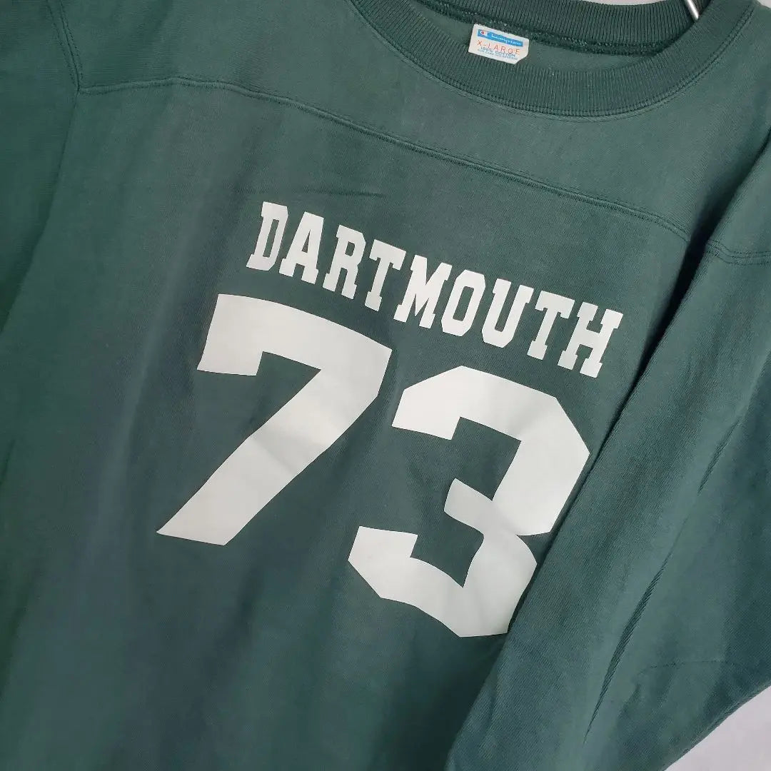 Champion Football Shirt DARTMOUTH 73 Three-quarter Sleeve Green